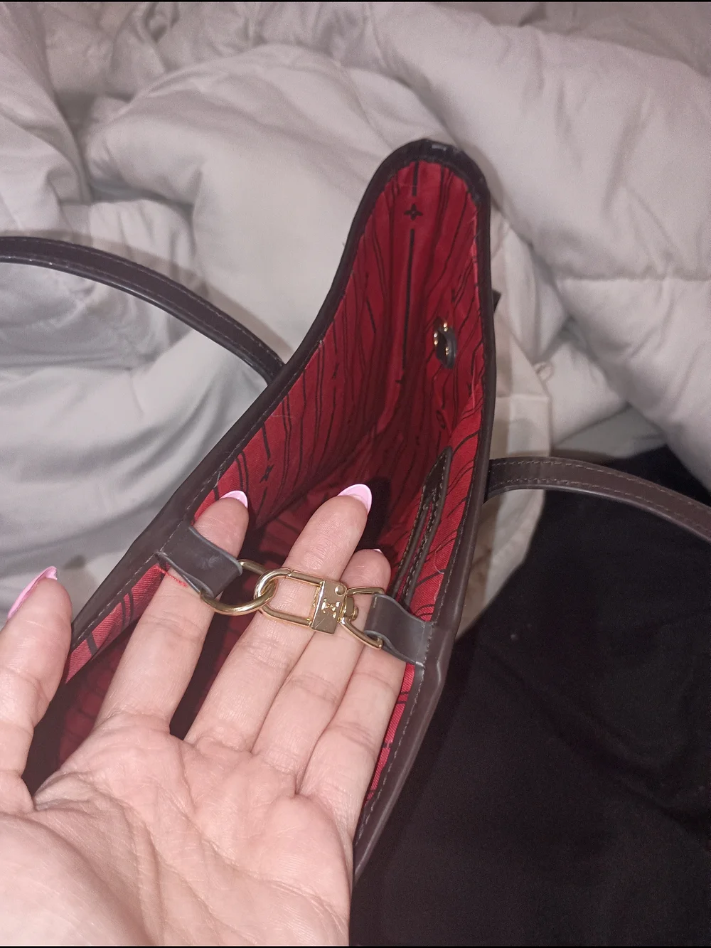 Louis Vuitton Checked Purse